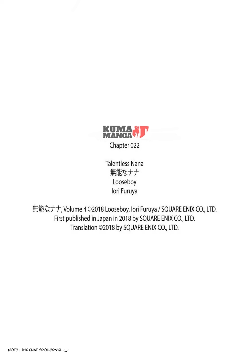 Talentless Nana Chapter 22 Gambar 38