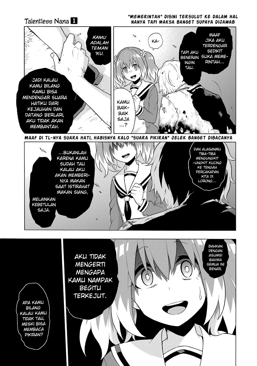Talentless Nana Chapter 04.2 Gambar 13