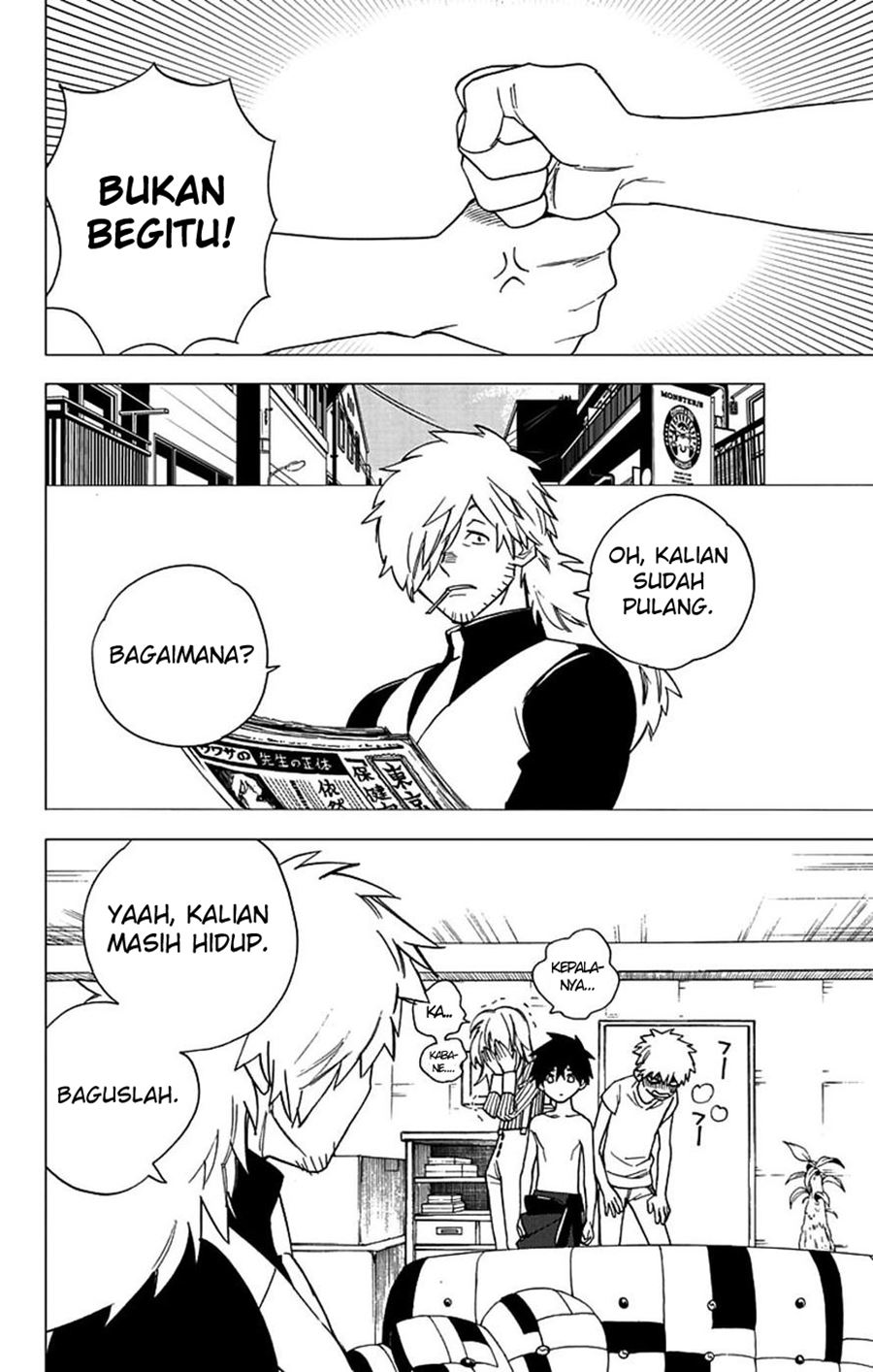Kemono Jihen Chapter 04.2 Gambar 24