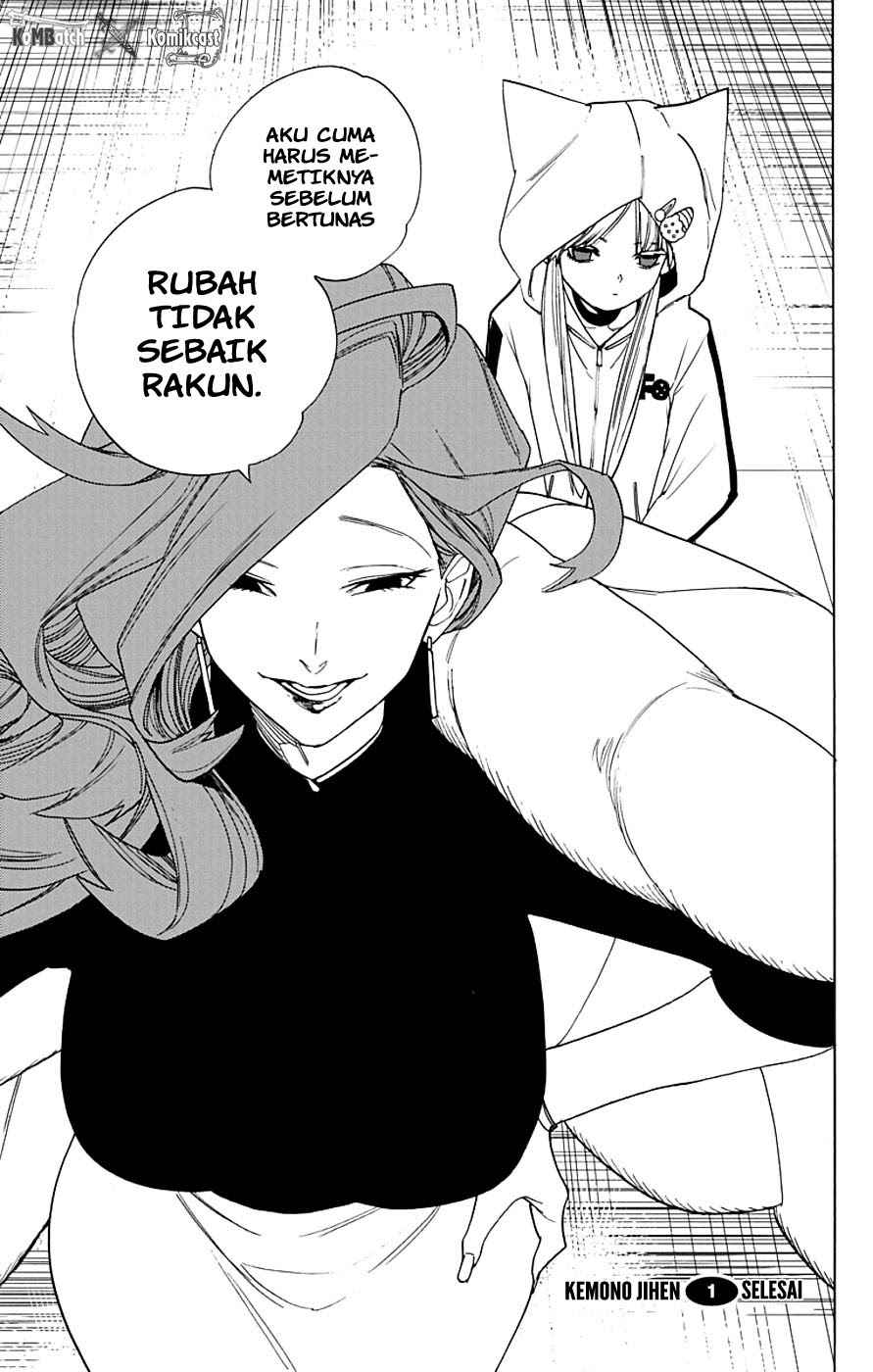 Kemono Jihen Chapter 03 Gambar 46