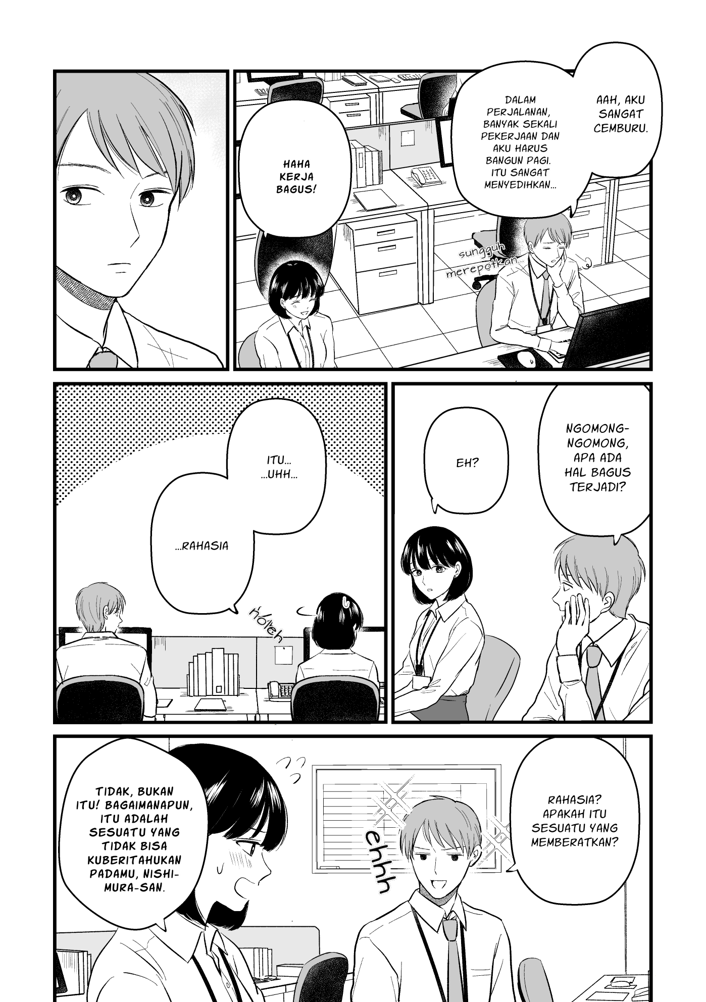 The Senior and Junior Broke up Three Months Ago Chapter 09.5 Gambar 3