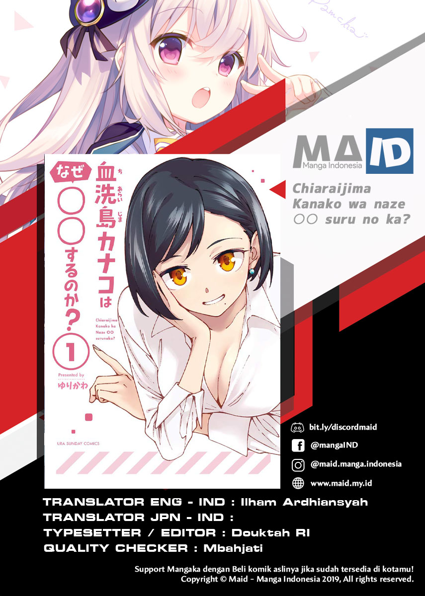 Baca Komik Chiaraijima Kanako wa naze ○○ suru no ka? Chapter 02 Gambar 1