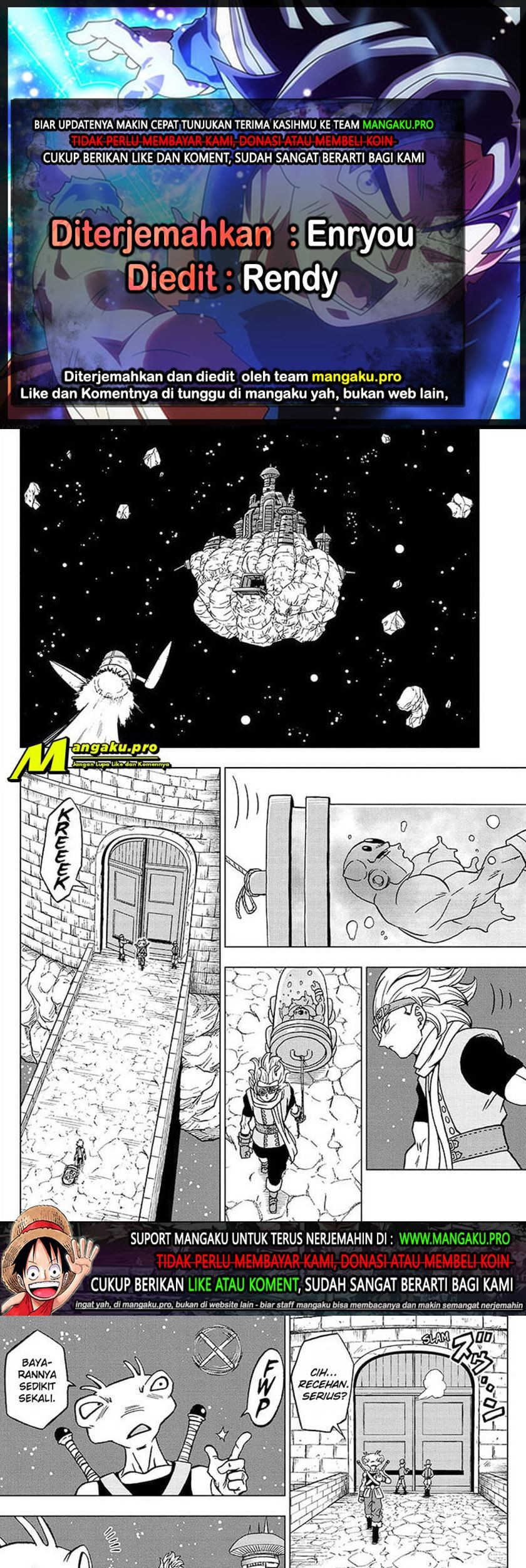 Baca Komik Dragon Ball Super Chapter 68.2 Gambar 1