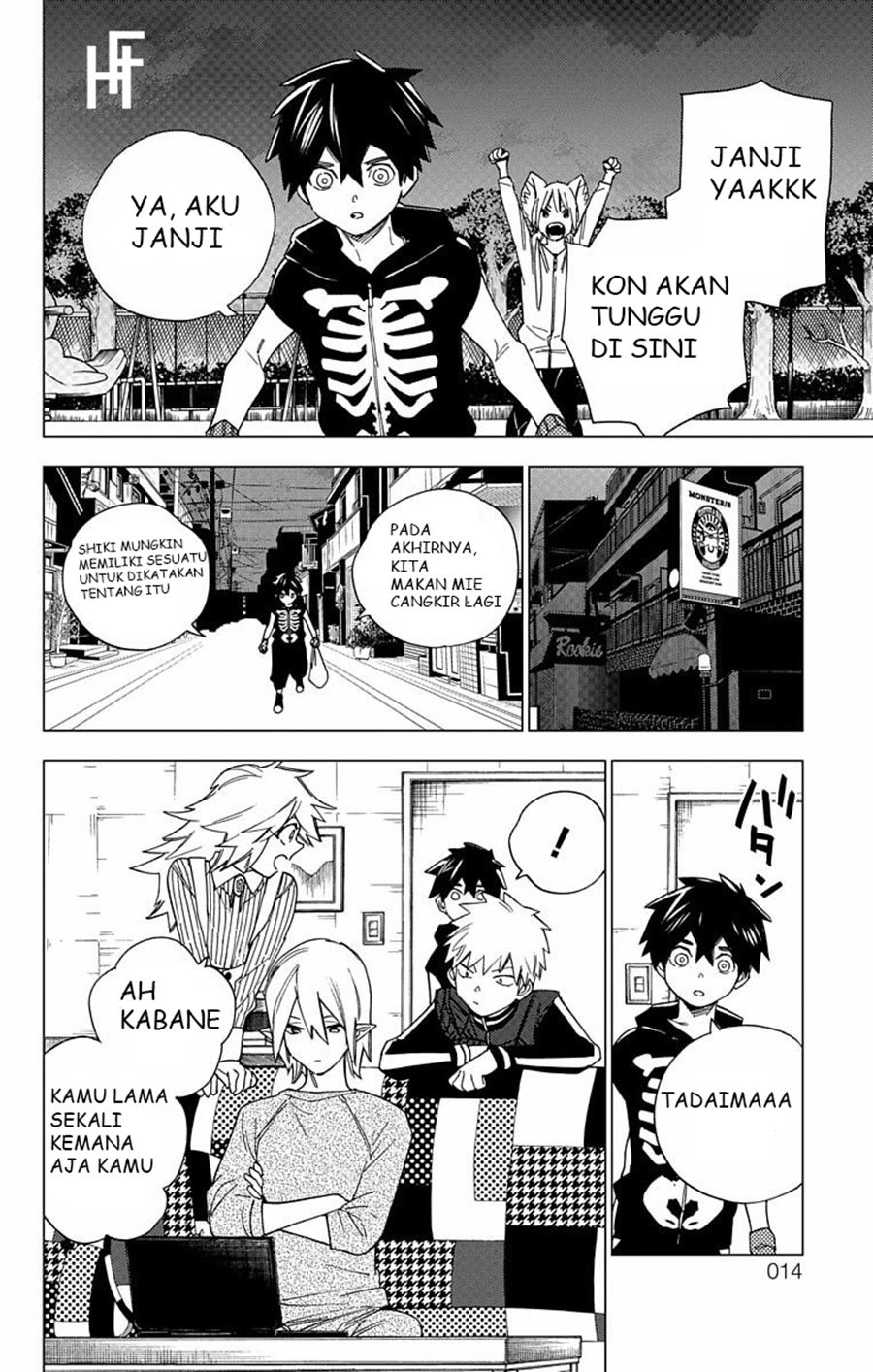Kemono Jihen Chapter 08 Gambar 12