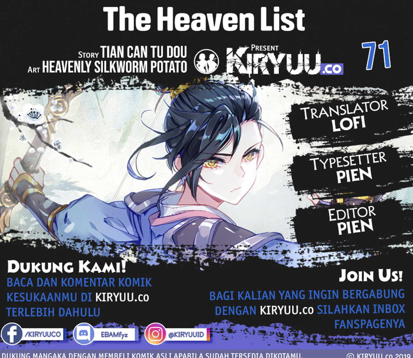 Baca Komik The Heaven’s List Chapter 71 Gambar 1
