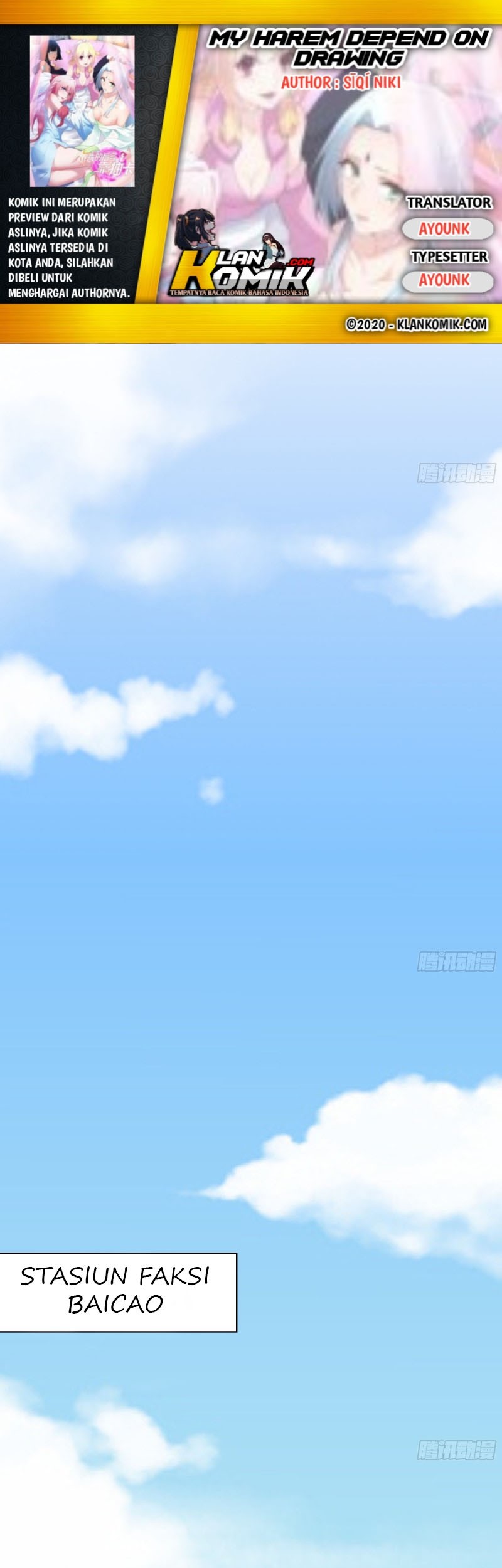 Baca Komik My Harem Depend on Drawing Chapter 06 Gambar 1