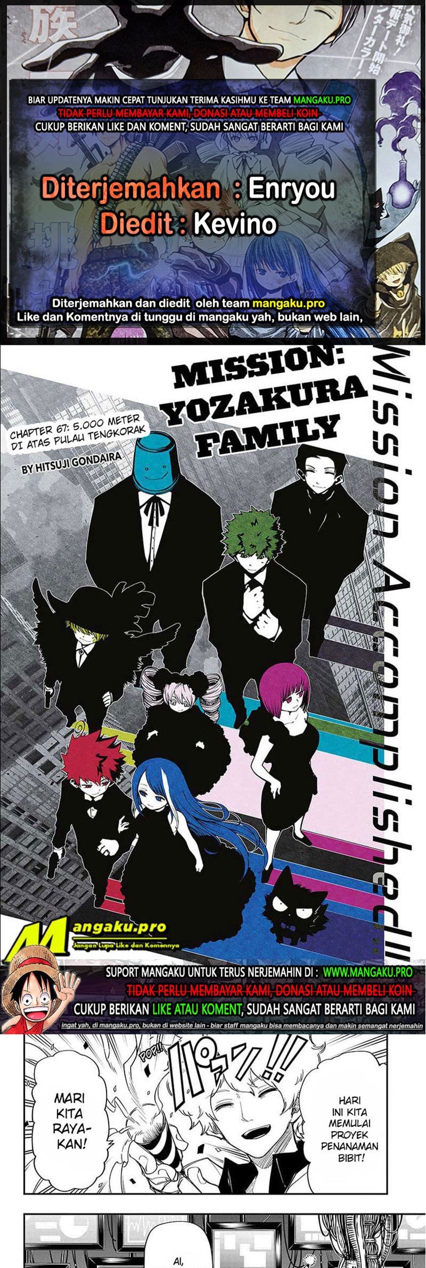Baca Komik Mission: Yozakura Family Chapter 67 Gambar 1