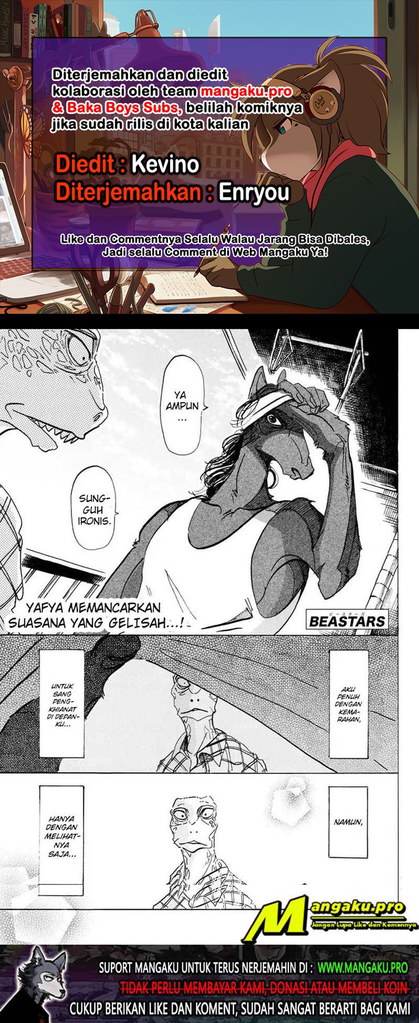 Baca Komik Beastars Chapter 112 Gambar 1
