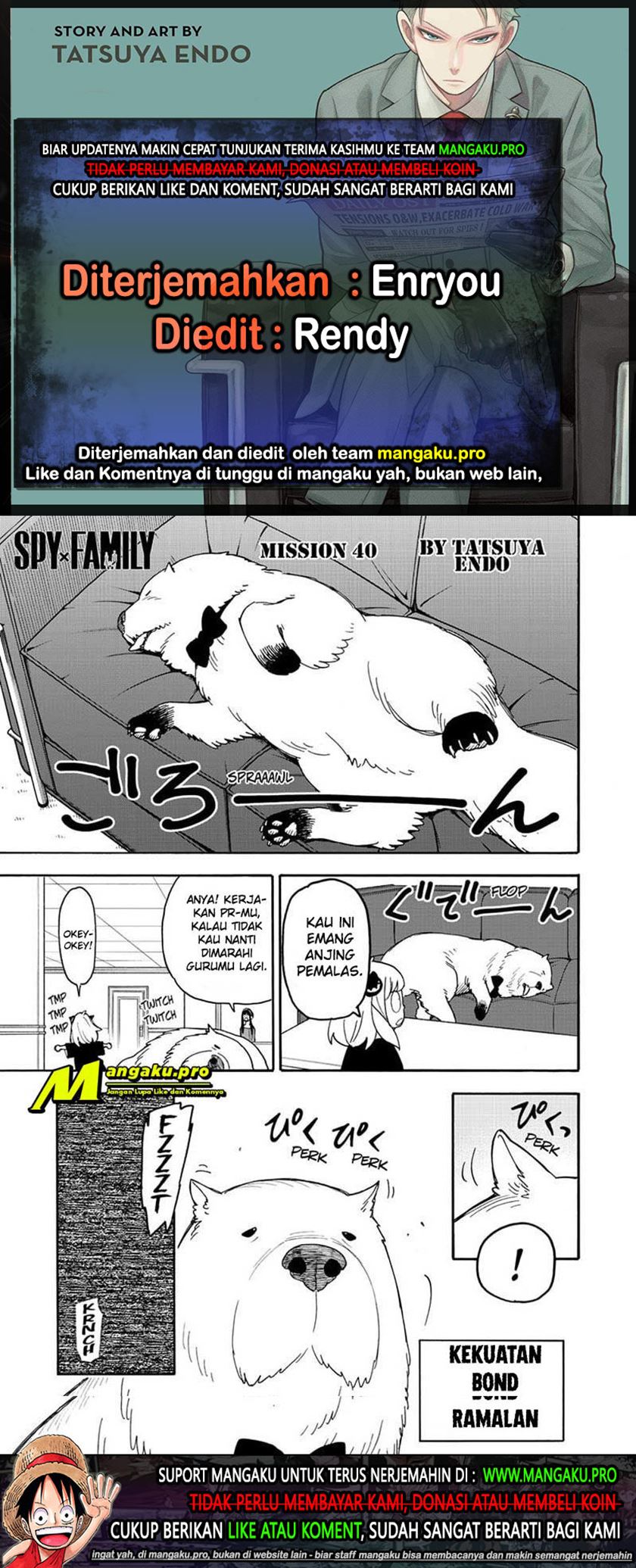 Baca Komik Spy X Family Chapter 40 Gambar 1