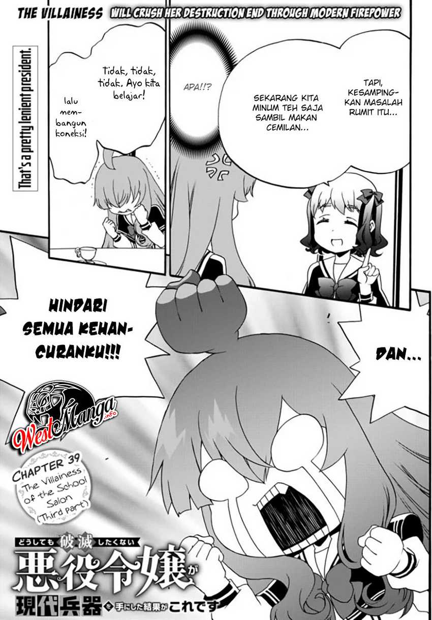 The Villainess Will Crush Her Destruction End Through Modern Firepower Chapter 39 Gambar 3