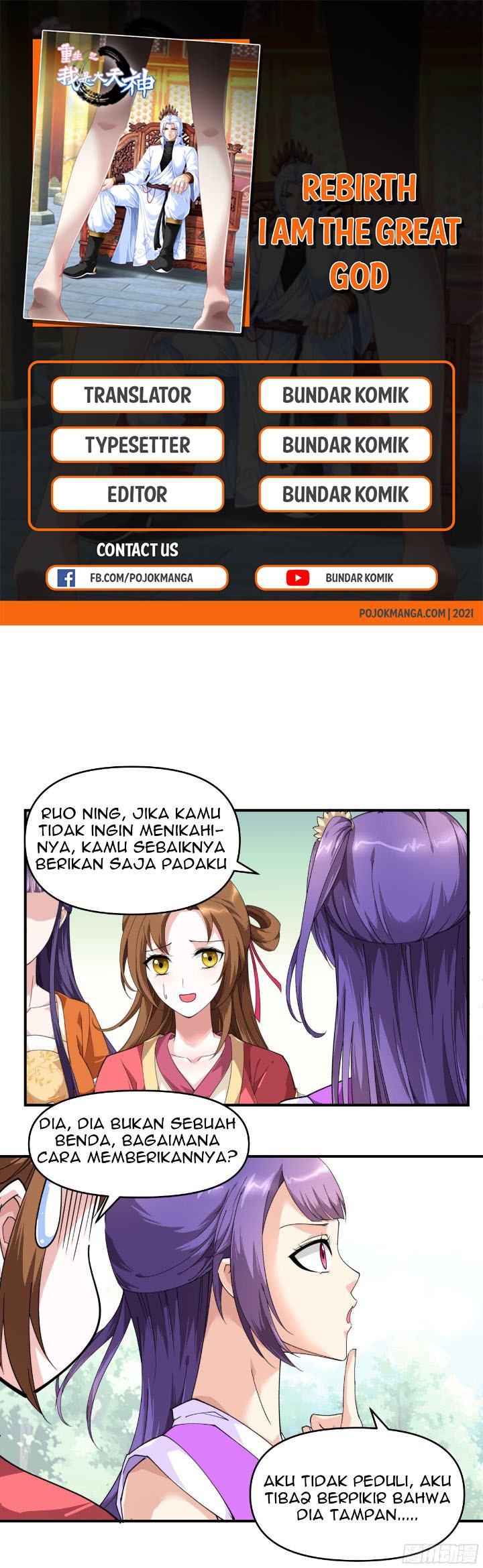 Baca  Rebirth I Am The Great God Chapter 22 Gambar 2