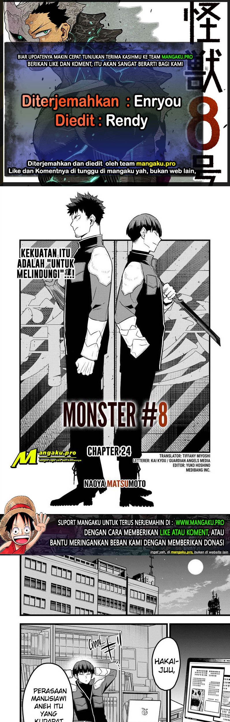 Baca Komik 8Kaijuu Chapter 24 Gambar 1