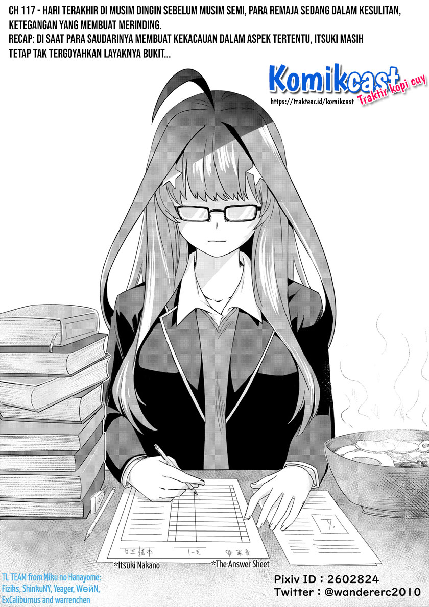 Baca Komik Go-toubun no Hanayome Chapter 123.4 Gambar 1