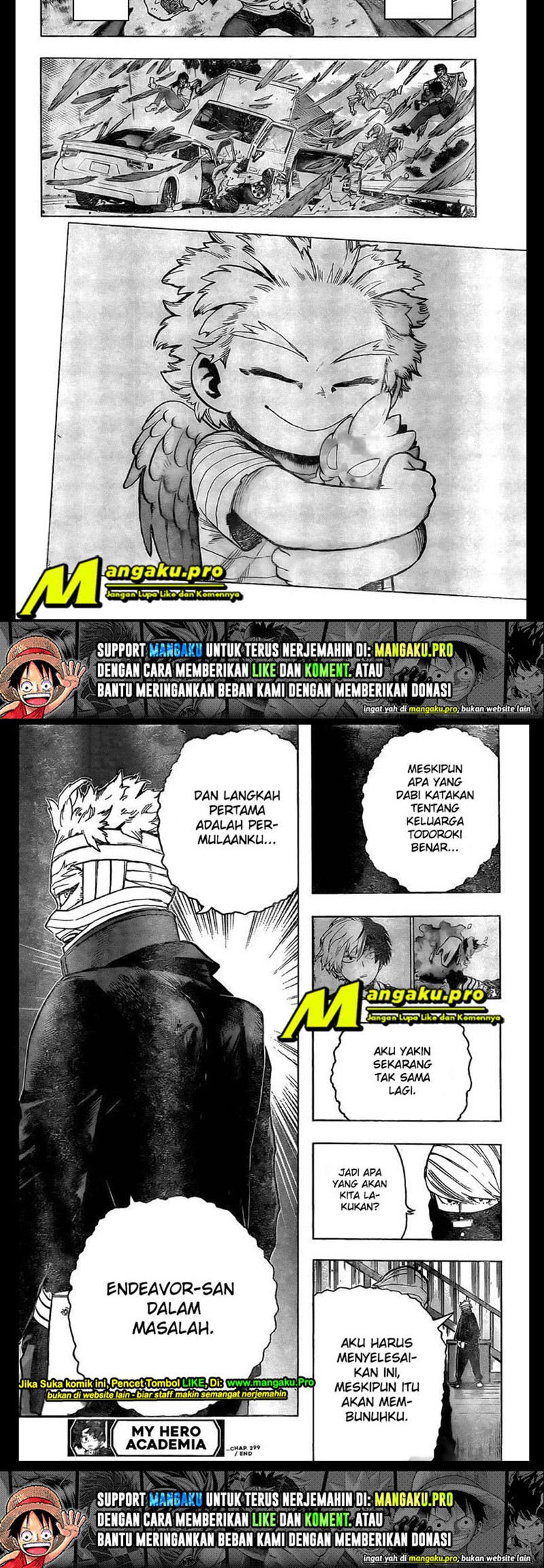 Boku no Hero Academia Chapter 299 Gambar 10