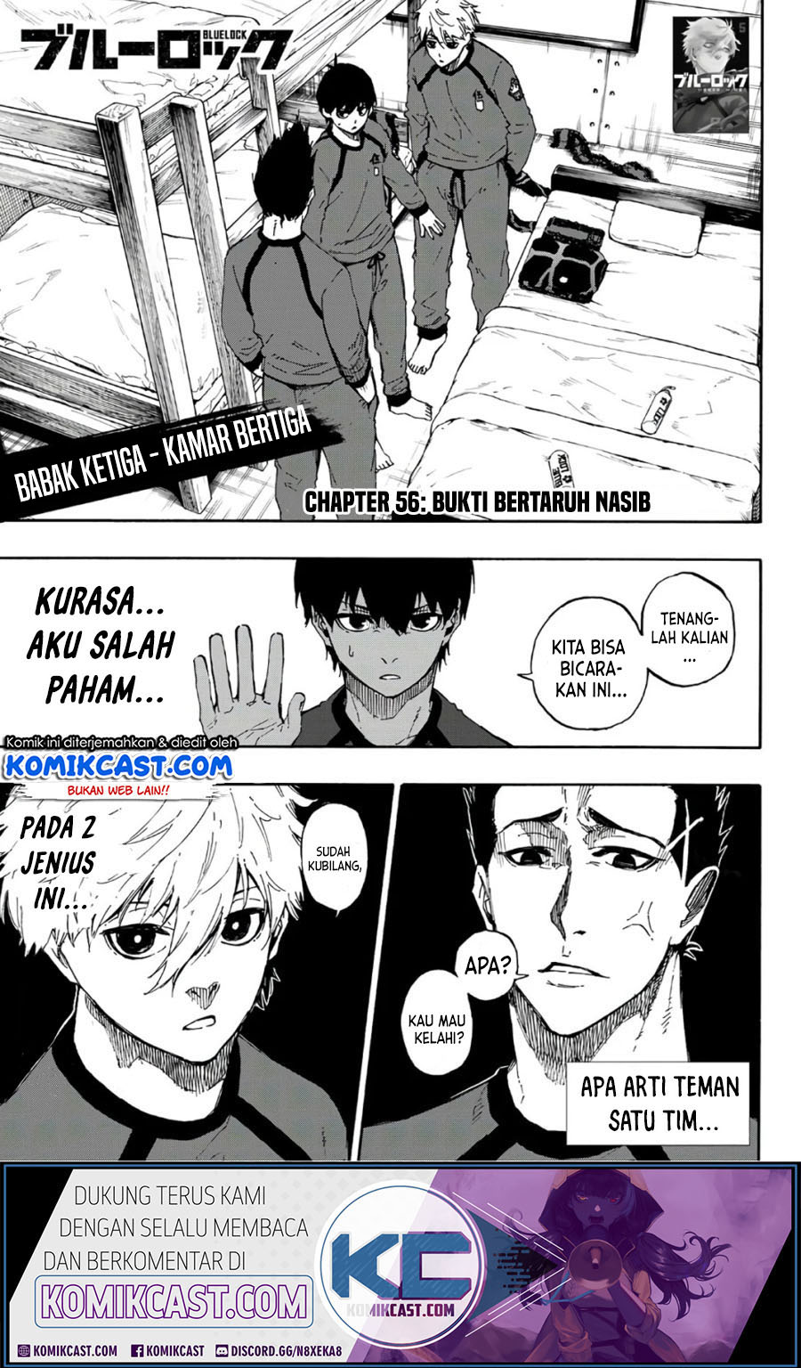 Baca Komik Blue Lock Chapter 56 Gambar 1