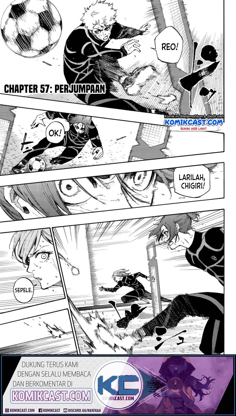 Baca Komik Blue Lock Chapter 57 Gambar 1