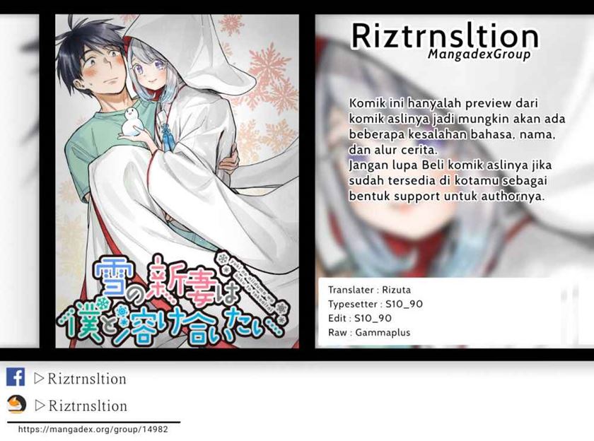 Baca Komik Yuki no Niiduma wa Boku to Tokeaitai Chapter 06.2 Gambar 1