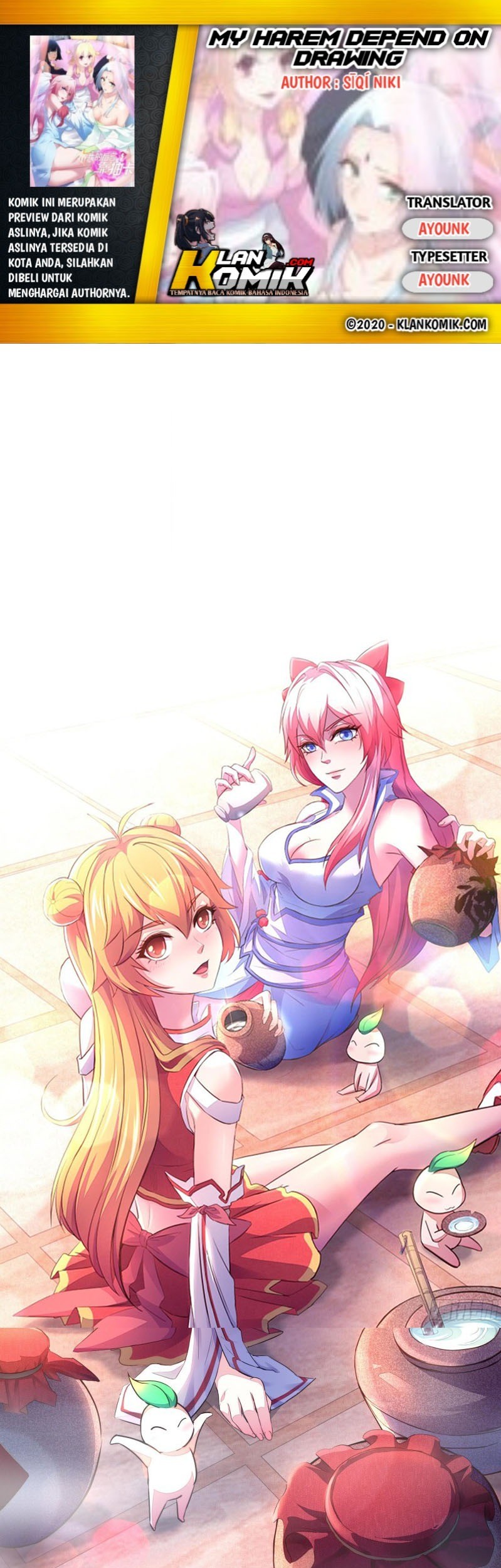 Baca Manhua My Harem Depend on Drawing Chapter 9 Gambar 2