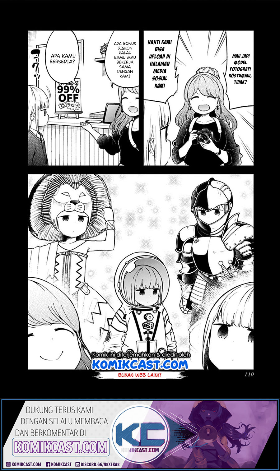 Aharen-san wa Hakarenai Chapter 74 Gambar 9