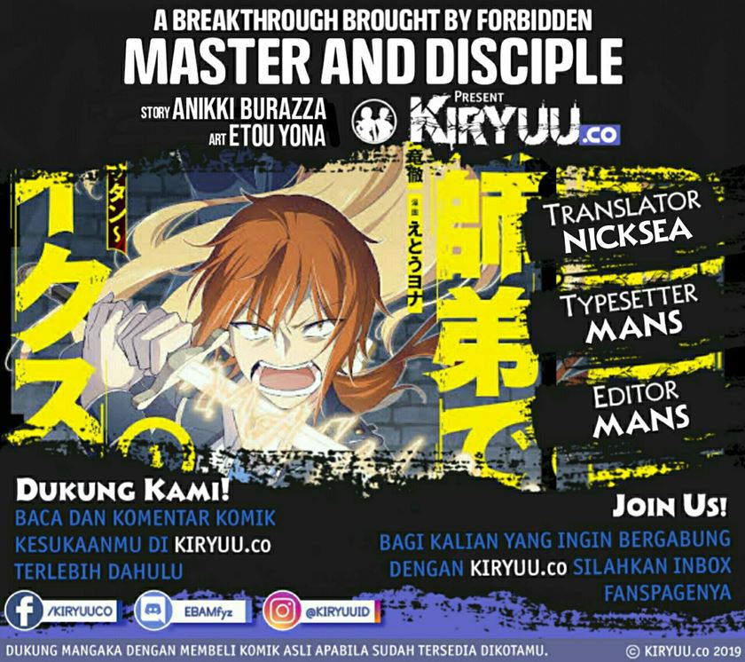 Baca Komik A Breakthrough Brought by Forbidden Master and Disciple Chapter 09 Gambar 1