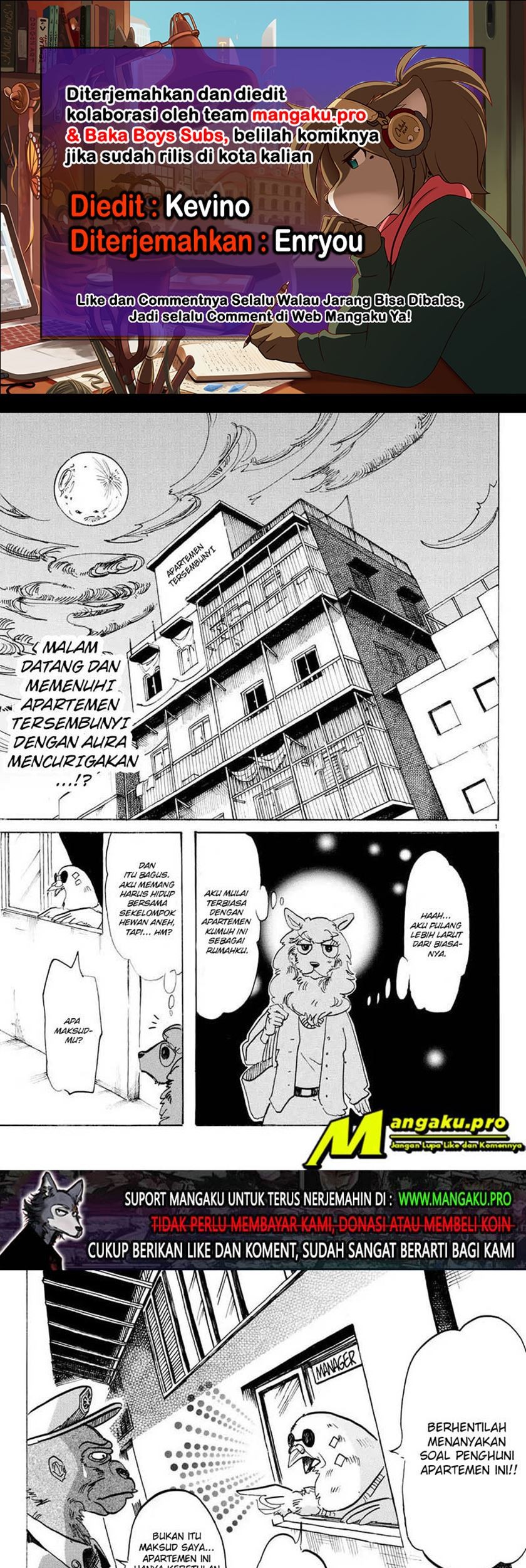 Baca Komik Beastars Chapter 113 Gambar 1