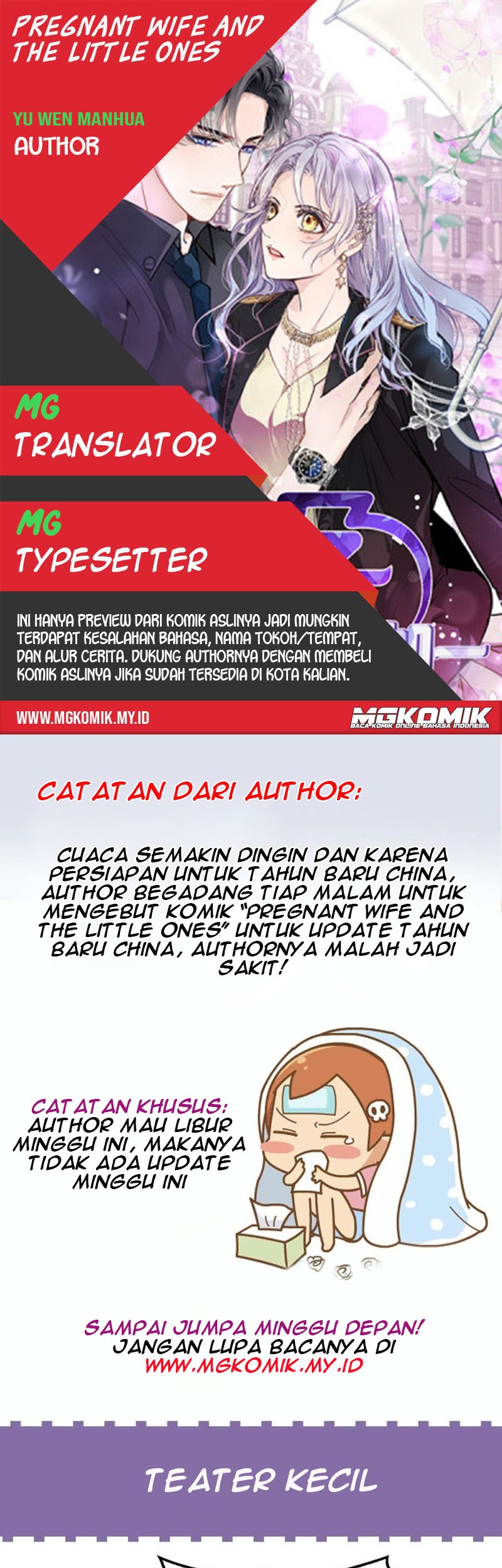 Baca Komik Pregnant Wife, One Plus One Chapter 67.5 Gambar 1