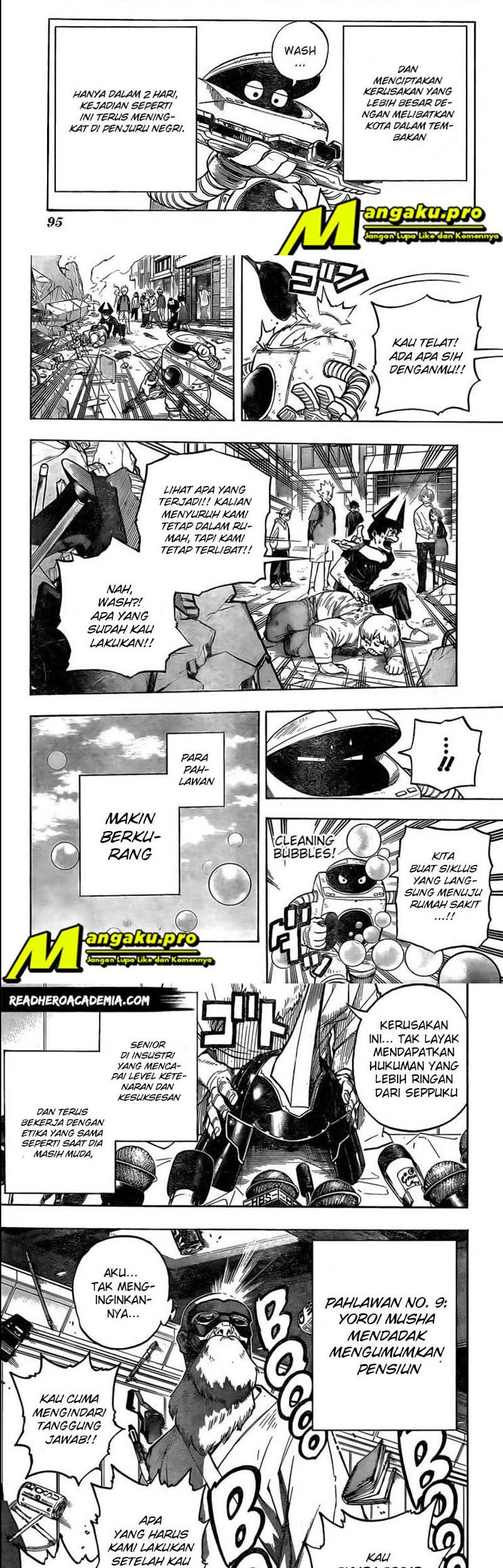 Boku no Hero Academia Chapter 300 Gambar 4