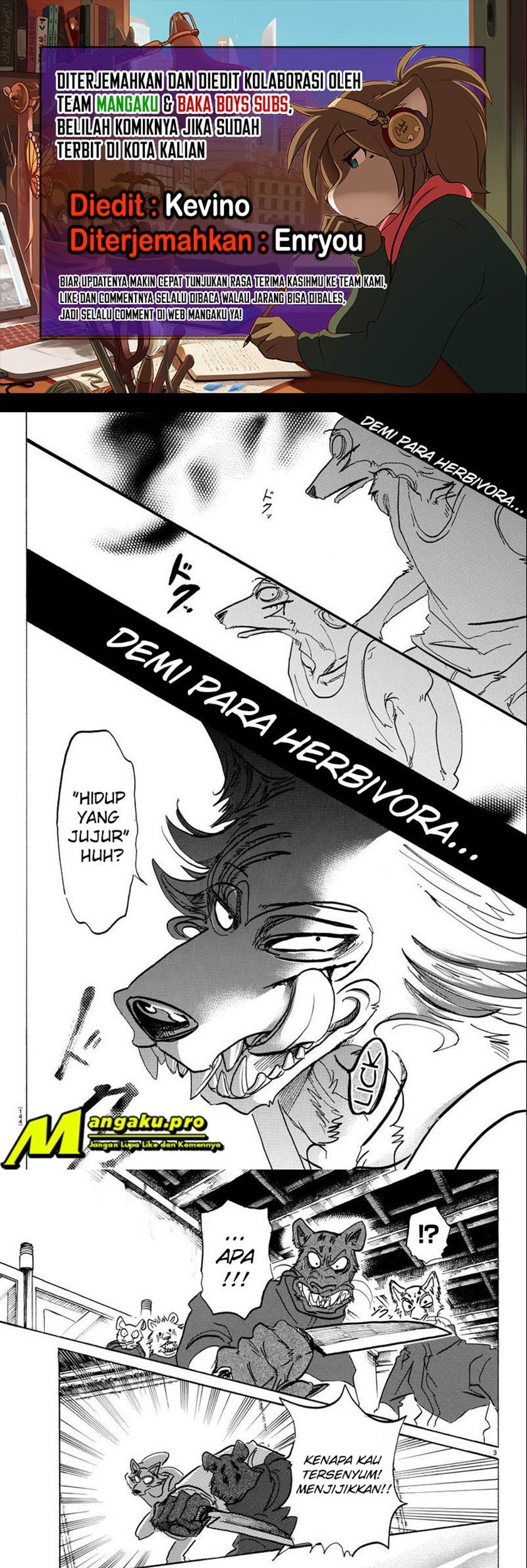 Baca Komik Beastars Chapter 114 Gambar 1