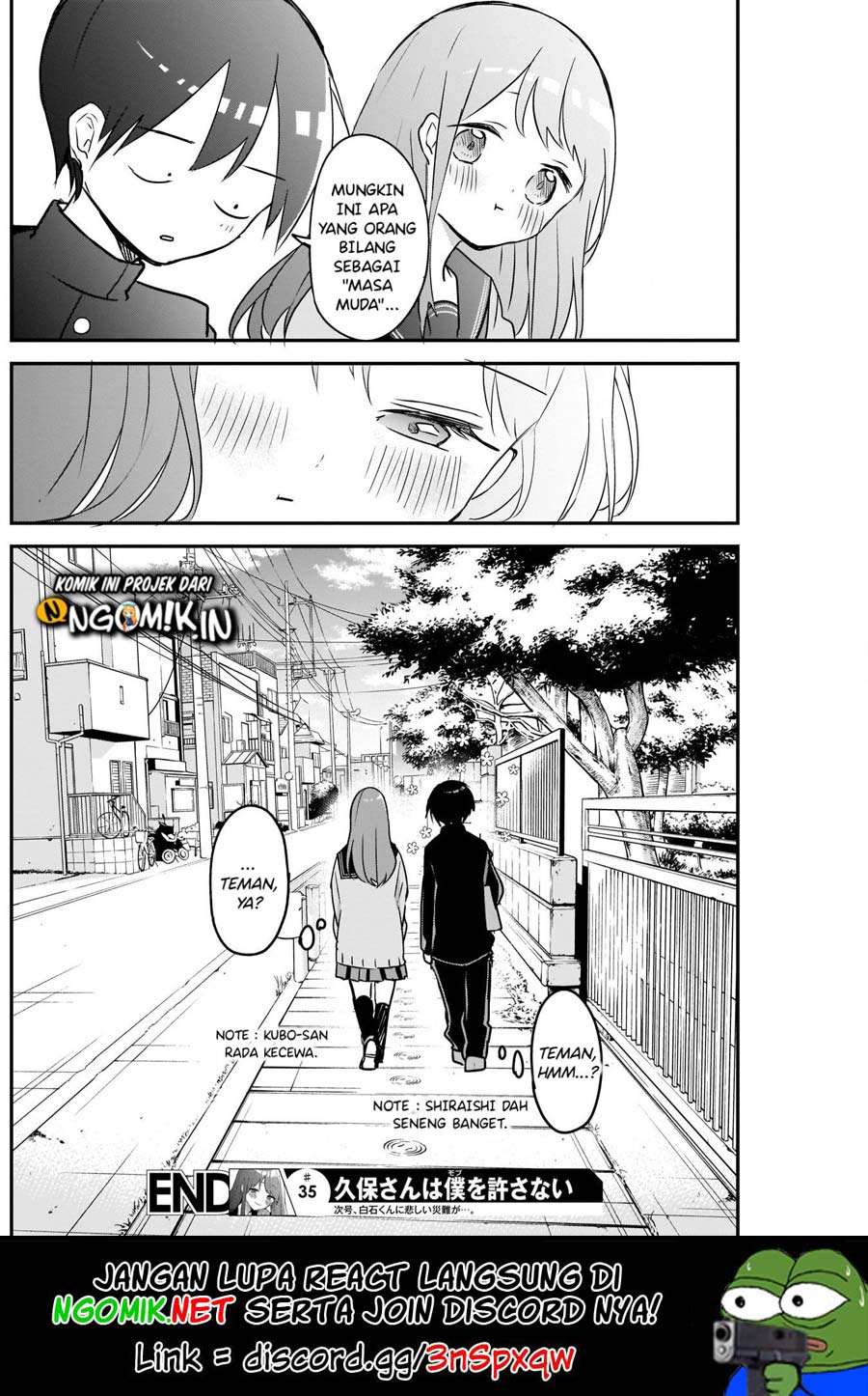 Kubo-san wa Boku (Mobu) wo Yurusanai Chapter 35 Gambar 13