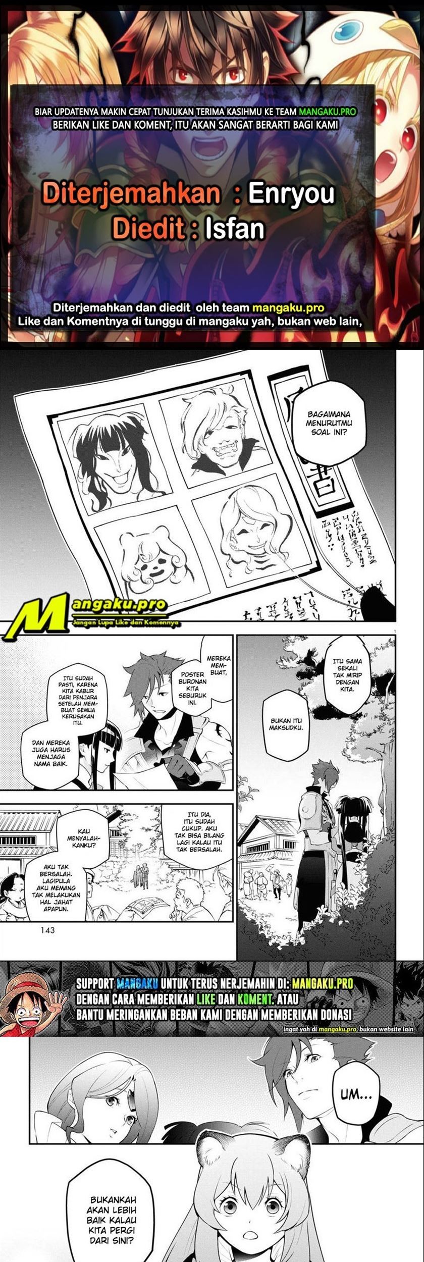 Baca Komik Tate no Yuusha no Nariagari Chapter 74.1 Gambar 1