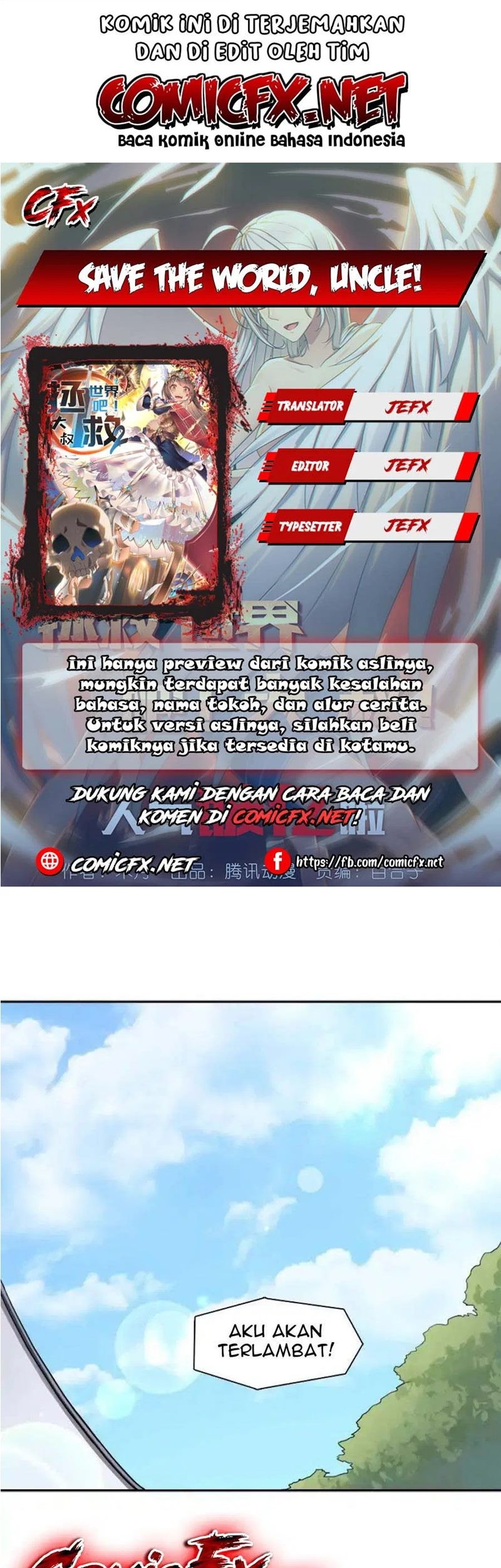 Baca Komik Save the world! UNCLE Chapter 08 Gambar 1