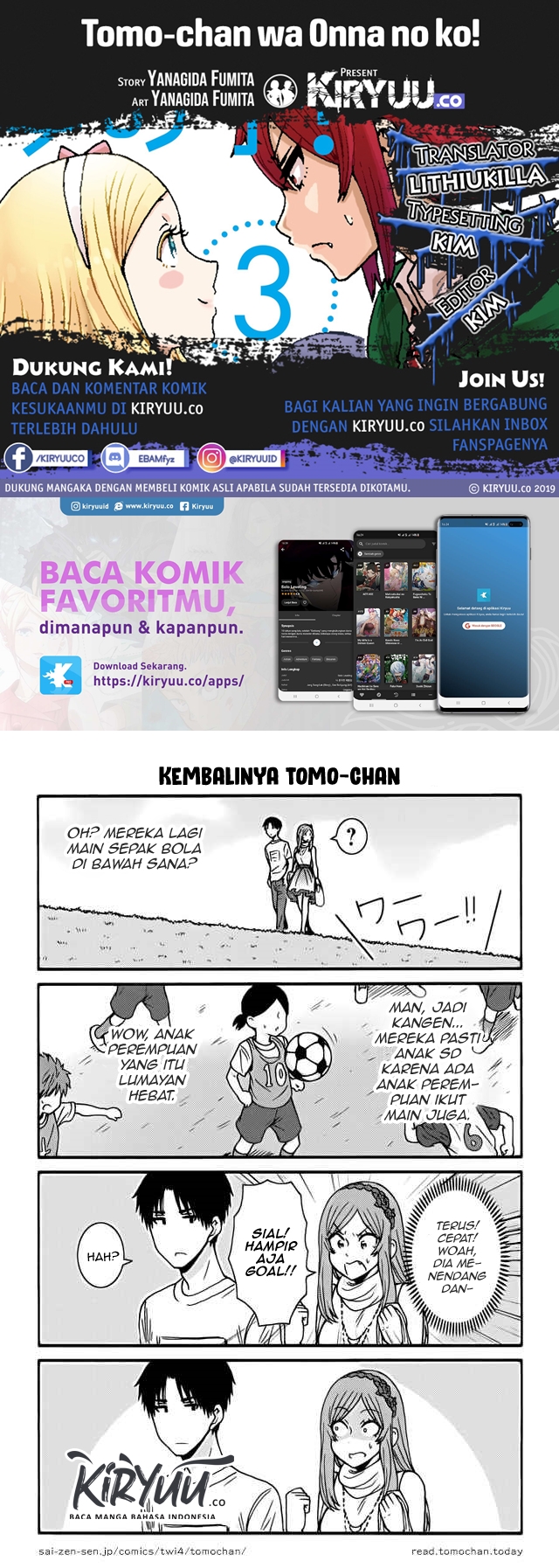 Baca Komik Tomo-chan wa Onnanoko! Chapter 351 Gambar 1