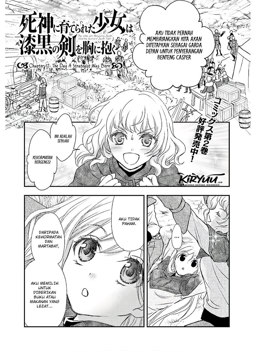 Baca  Shinigami ni Sodaterareta Shoujo wa Shikkoku no Tsurugi wo Mune ni Idaku Chapter 12 Gambar 2