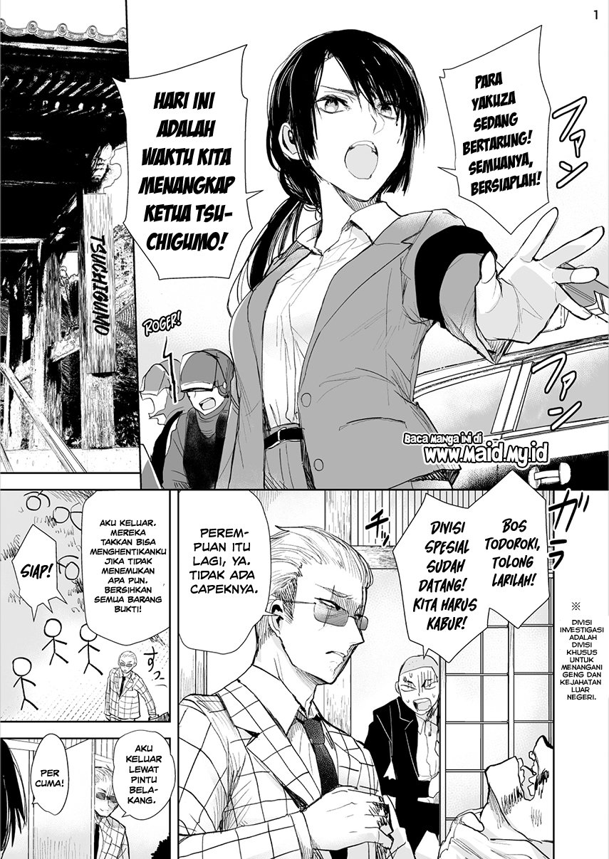 Yakuza to Metsuki no Warui Onna Keiji no Hanashi Chapter 1 Gambar 5