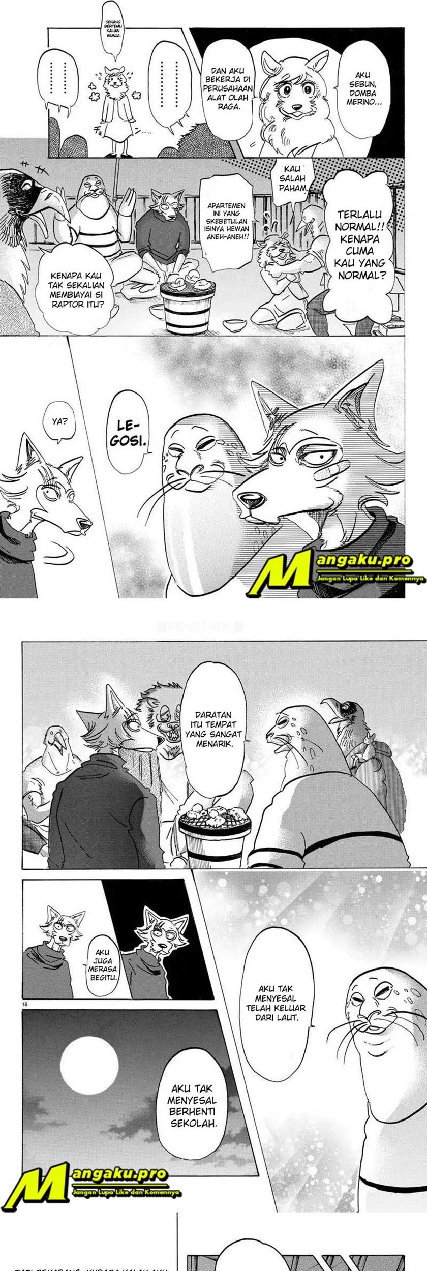 Beastars Chapter 115 Gambar 12