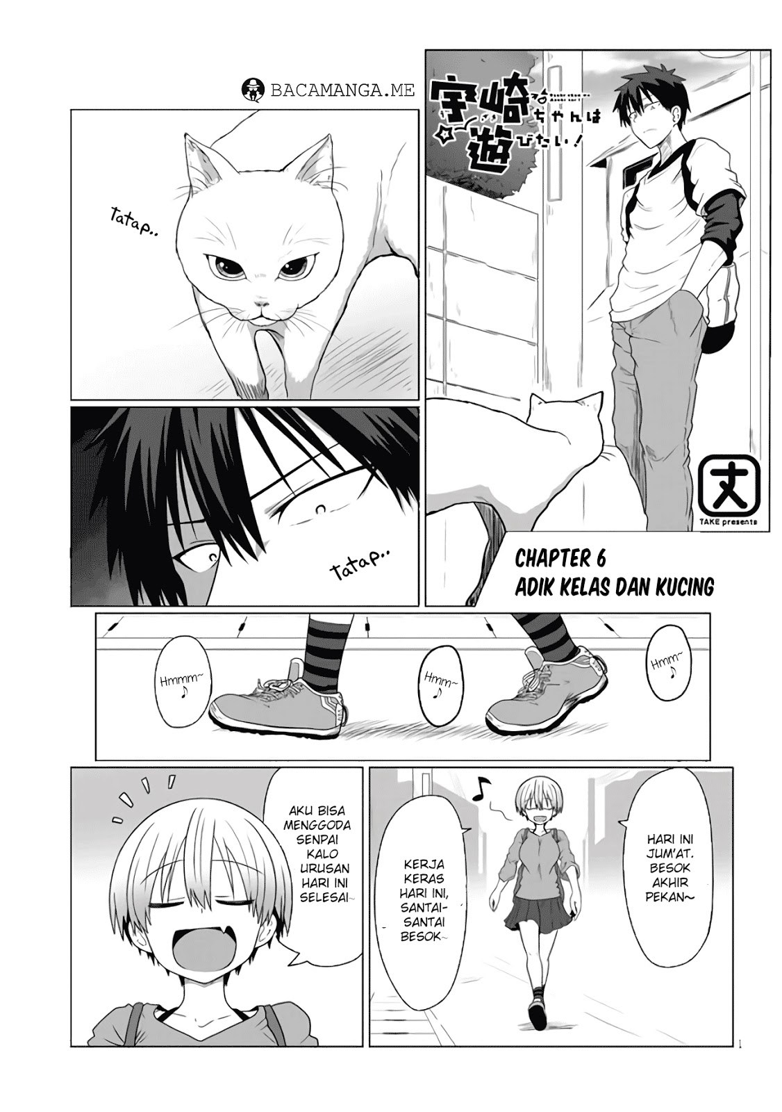 Baca Komik Uzaki-chan wa Asobitai! Chapter 06 Gambar 1