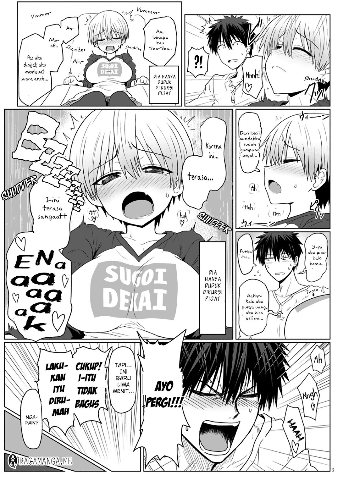 Uzaki-chan wa Asobitai! Chapter 03.1 Gambar 3