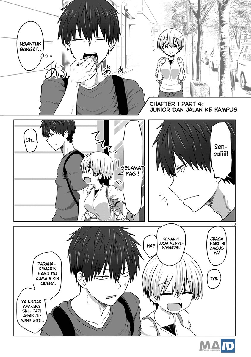 Uzaki-chan wa Asobitai! Chapter 01.4 Gambar 3