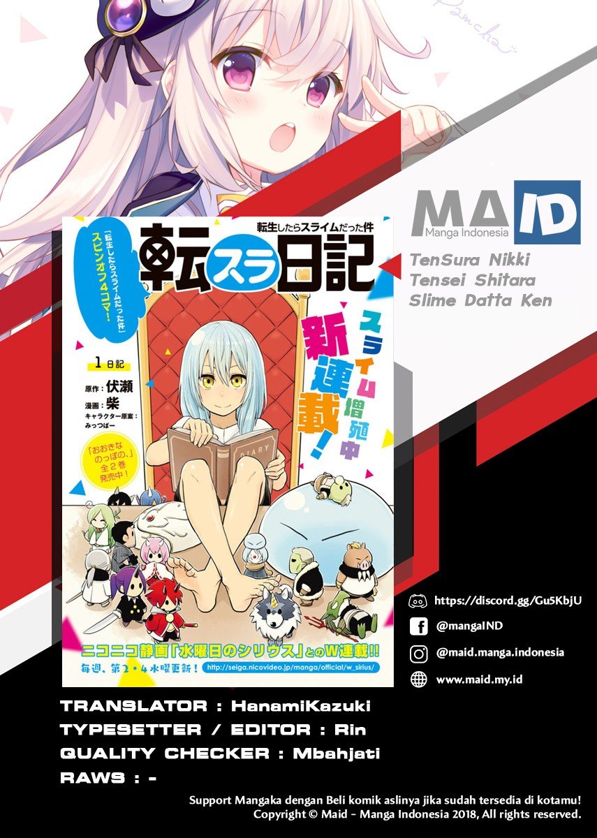 Tensura Nikki Tensei Shitara Slime Datta Ken Chapter 01.2 Gambar 3