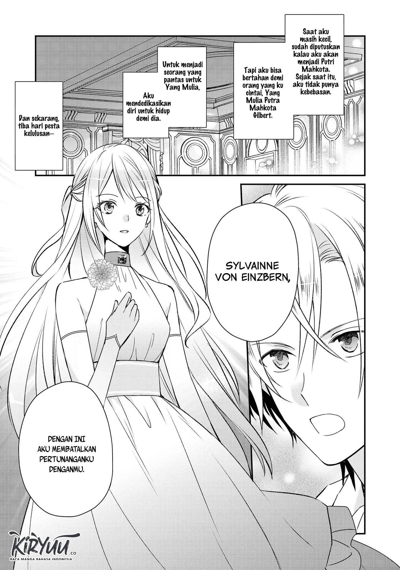 Though I May Be a Villainess, I’ll Show You I Can Obtain Happiness! Chapter 01 Gambar 5