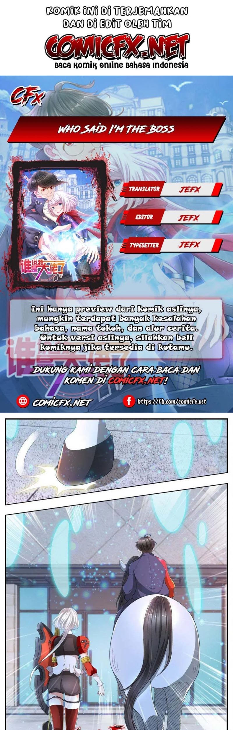 Baca Komik Who Said I’m the Boss Chapter 14 Gambar 1