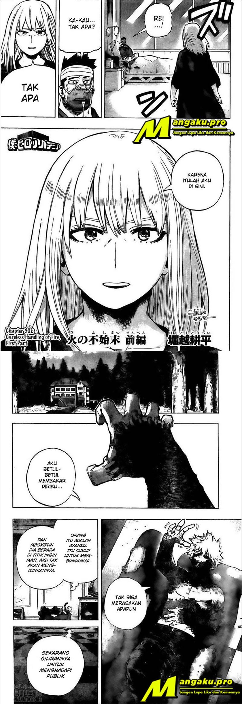 Boku no Hero Academia Chapter 301 Gambar 3