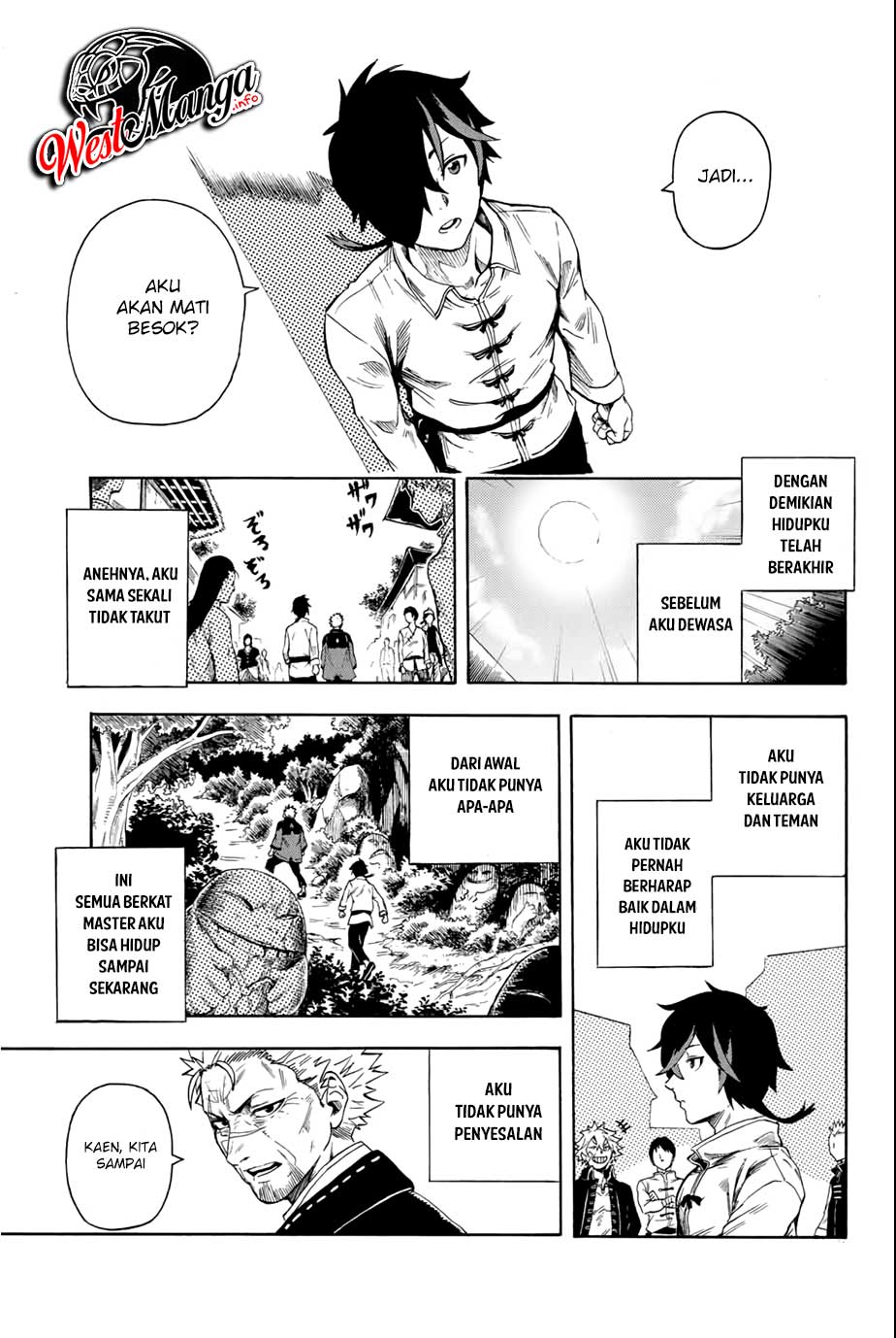 Jigoku no Gouka de Yaka re Tsuzuketa Shounen. Saikyou no Honou Tsukai to Natte Fukkatsu Suru. Chapter 01.1 Gambar 11