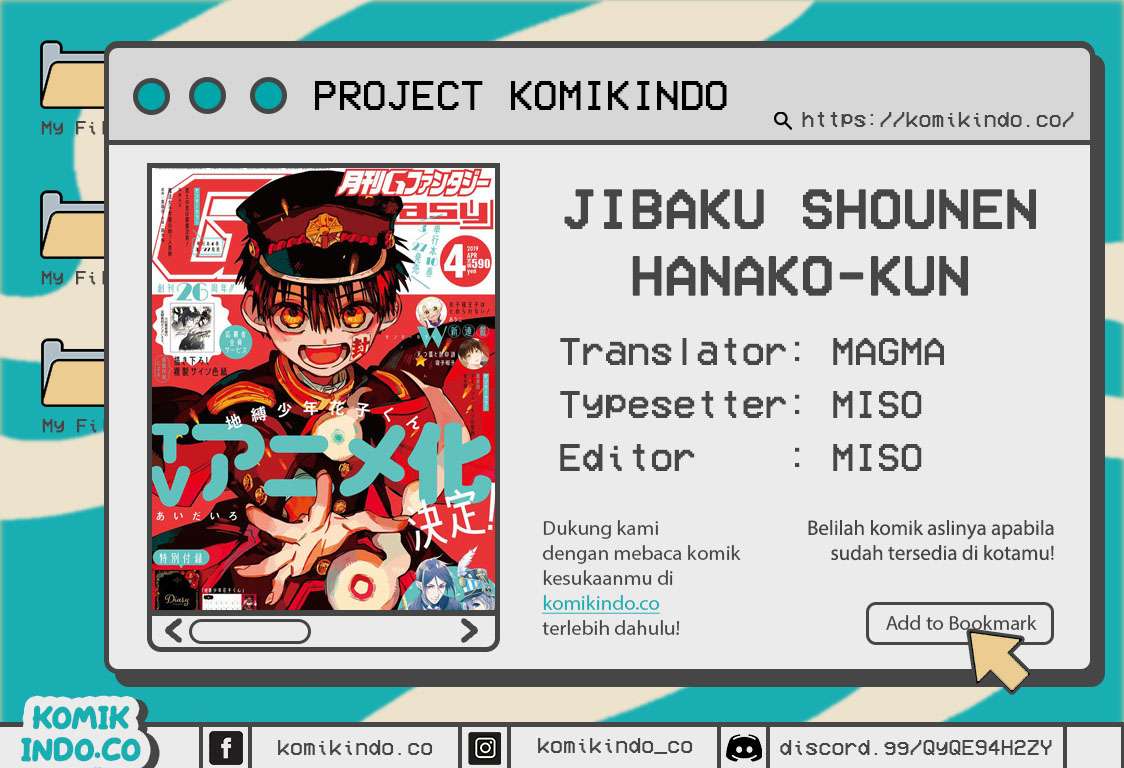 Baca Komik Jibaku Shounen Hanako-kun Chapter 12 Gambar 1