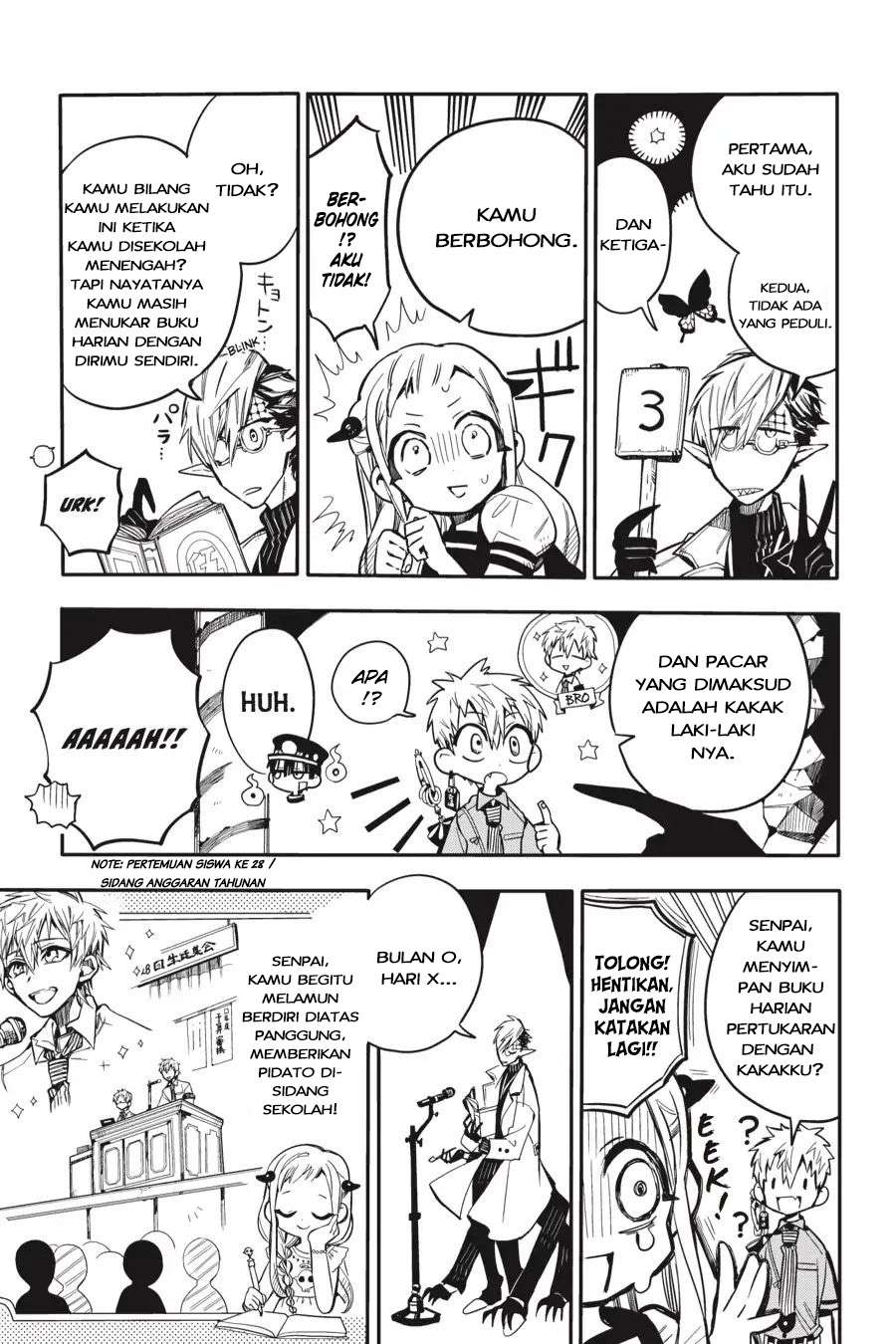Jibaku Shounen Hanako-kun Chapter 12 Gambar 19