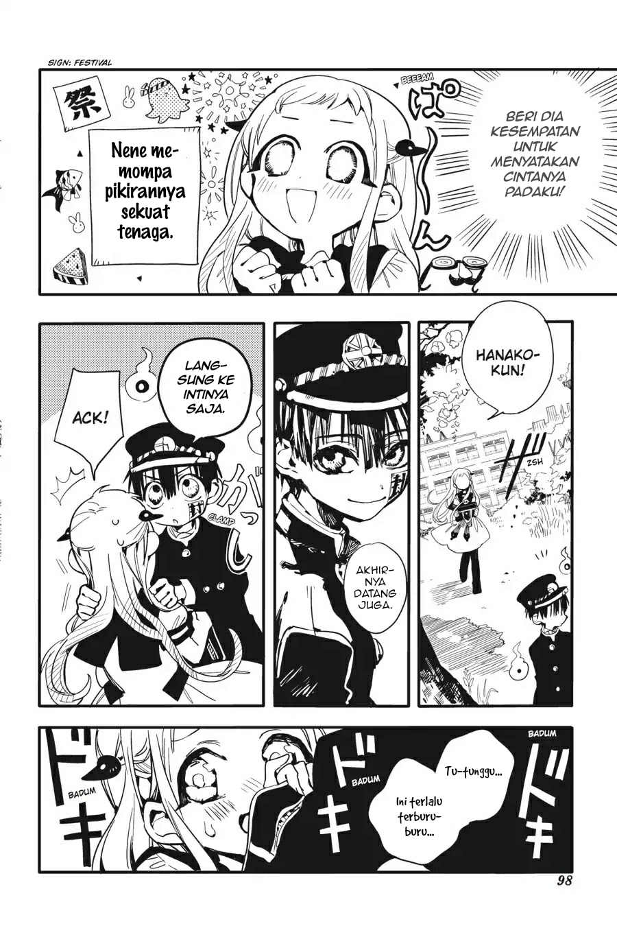Jibaku Shounen Hanako-kun Chapter 08 Gambar 20