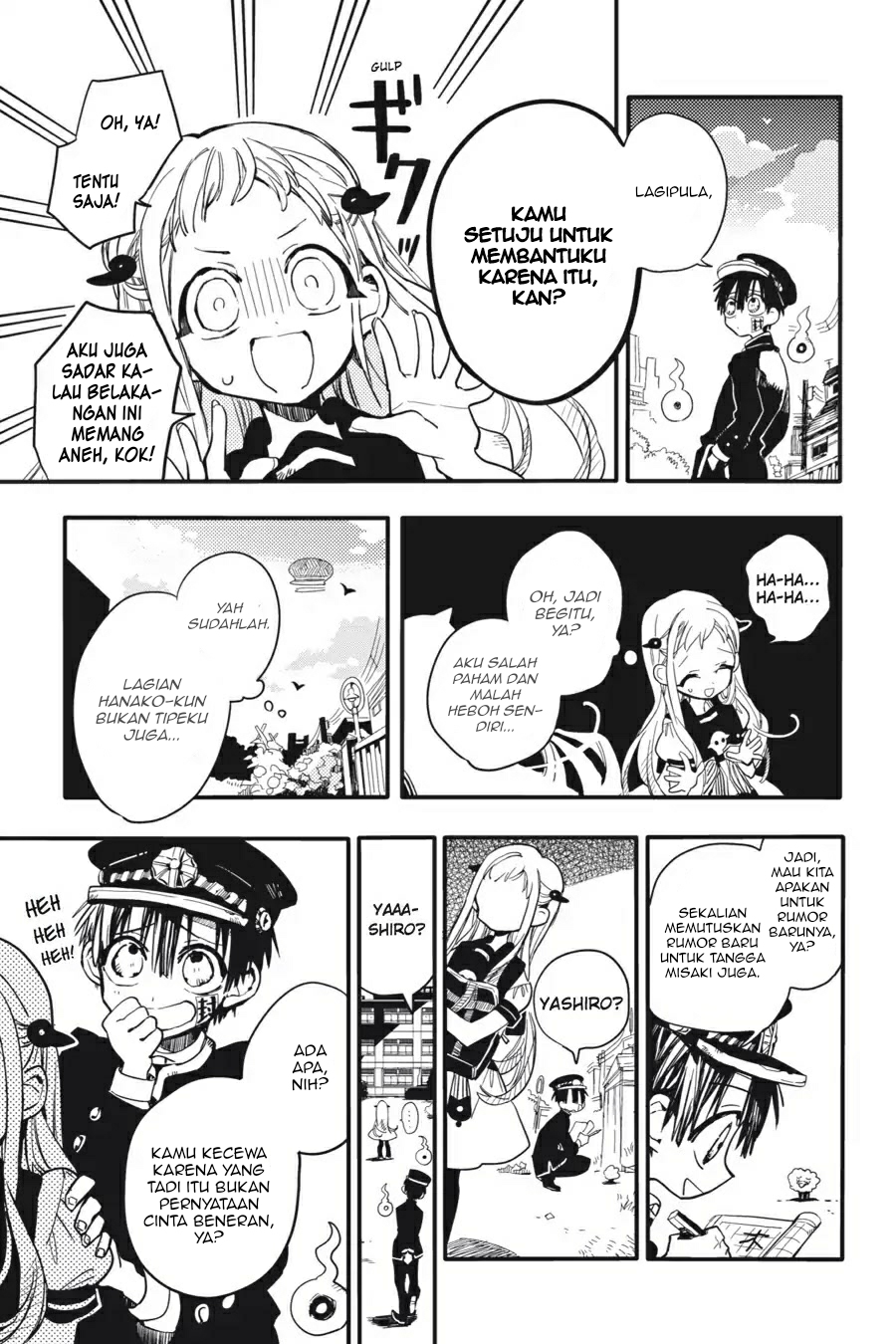 Jibaku Shounen Hanako-kun Chapter 08 Gambar 29