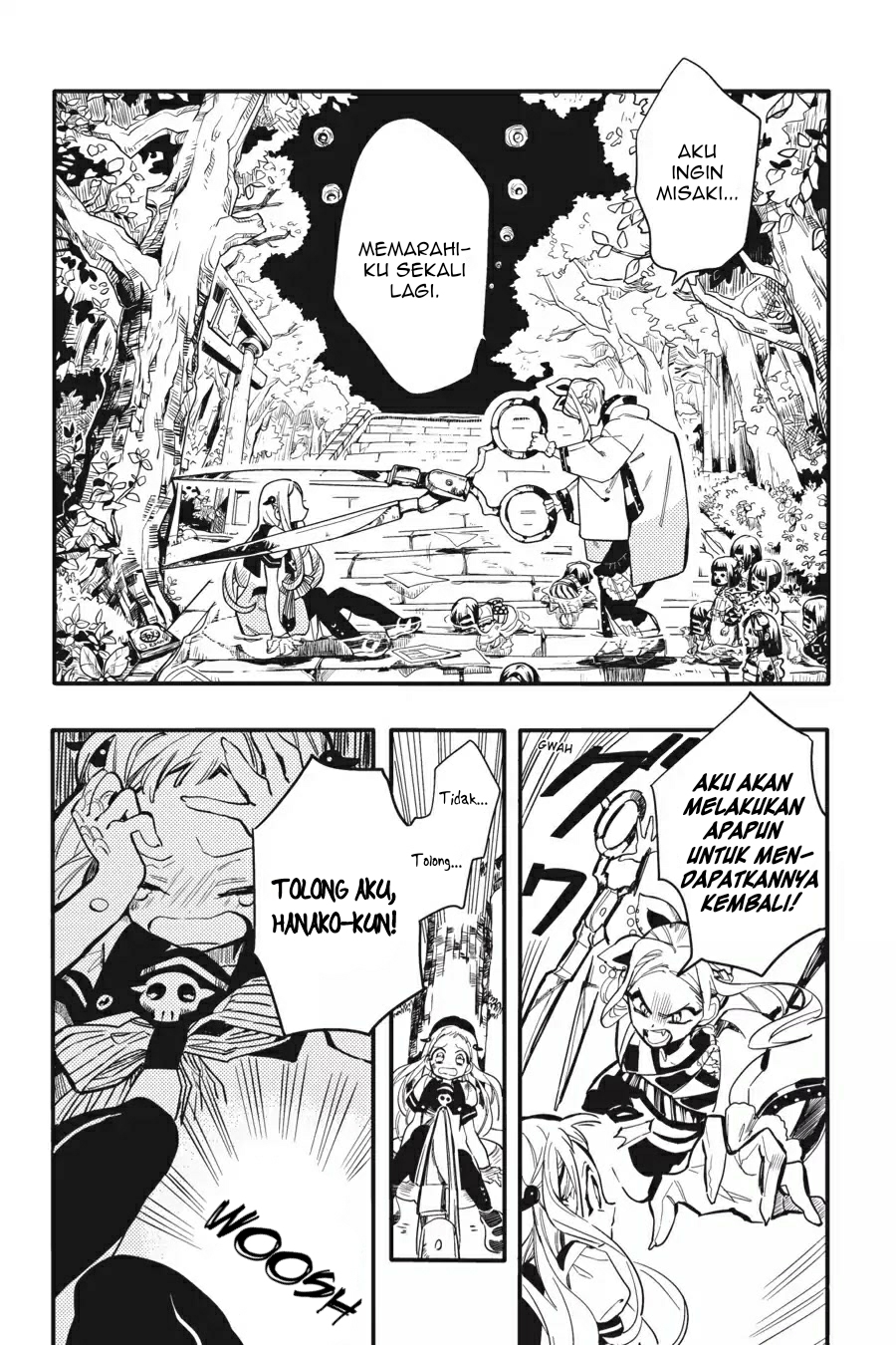 Jibaku Shounen Hanako-kun Chapter 07 Gambar 16