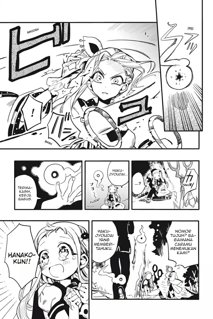 Jibaku Shounen Hanako-kun Chapter 07 Gambar 17