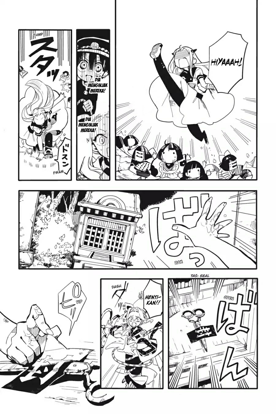 Jibaku Shounen Hanako-kun Chapter 07 Gambar 23